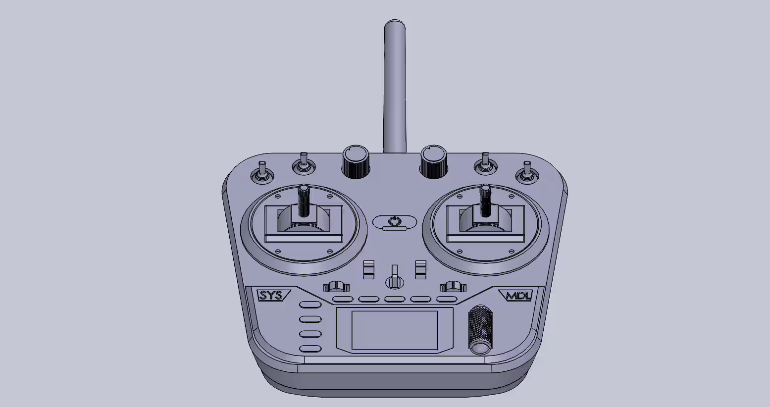 CAD image of controller
